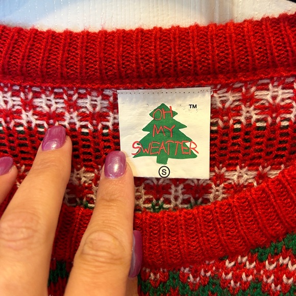 National Lampoon’s Christmas “Why is Carpet all wet Todd?“ ugly sweater size SM - Picture 3 of 4